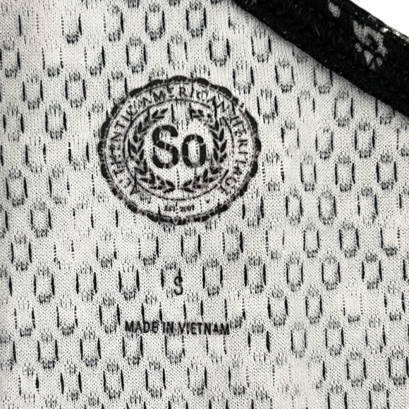 SO Black and White One-Shoulder Fit and Flare Cocktail Dress - Picture 7 of 10